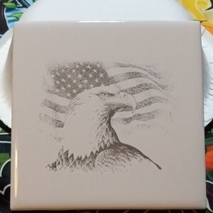 Eagle and Flag Coaster